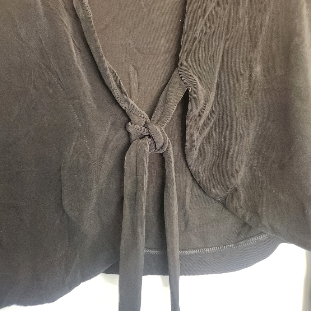 Chico's Black Tie-Front Cardigan - Picture 2 of 4